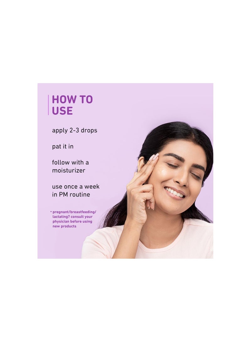 Plum 1% Retinol Anti-Aging Night Face Serum With Bakuchiol | Boosts Collagen, Reduces Fine Lines & Wrinkles | For Women & Men | Beginner-friendly | Suits all skin types | 20 ml - Image 5