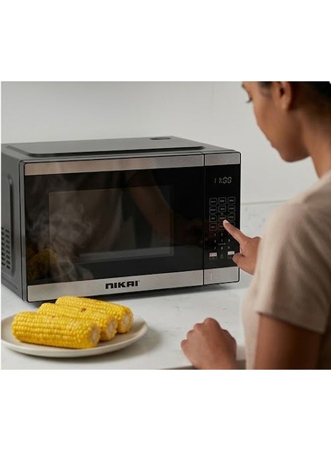 نيكاي Nikai 42-Litre Digital Microwave Oven with Grill Function, 1000W Power, and Defrost Setting – Model NMO424DGX 42 L 1000 W NMO424DGX black - Image 2