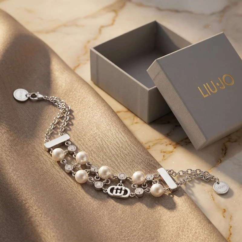 Liu Jo  Liu Jo Luna Silver Bracelet - LJ3172 for Women | Best Price UAE