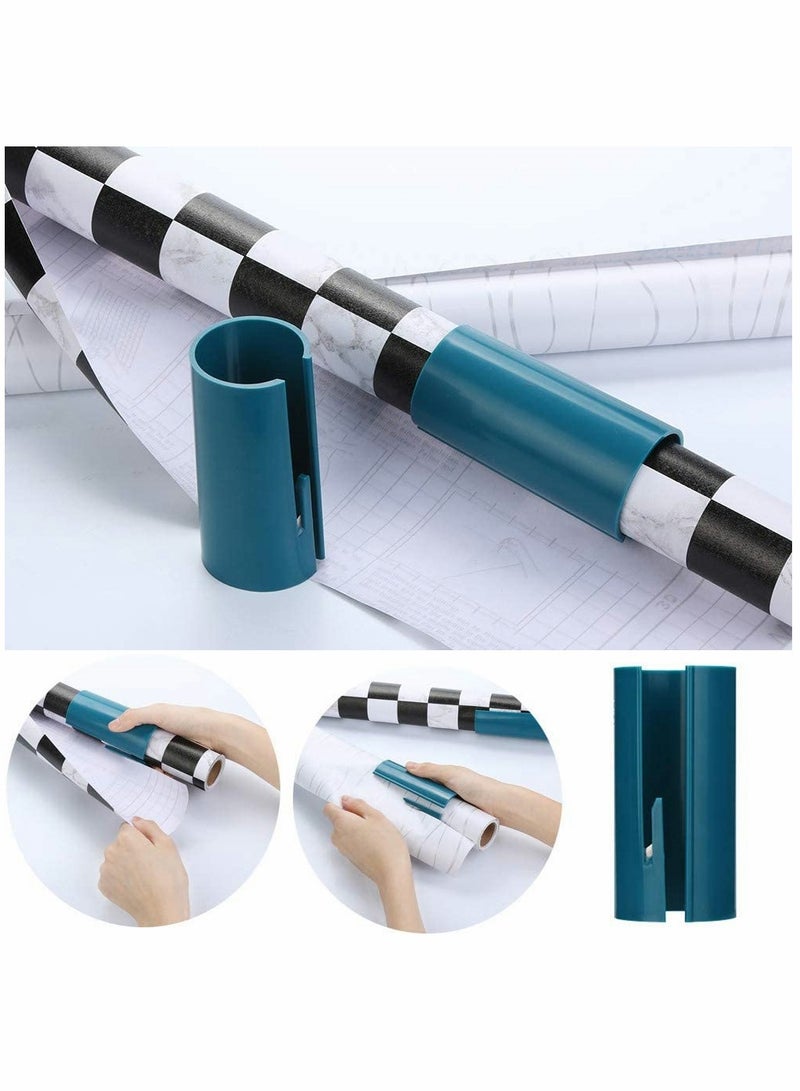 Generic Effortless Gift Wrapping Cutter Set 3 Pcs with Easy Slide Cut Design Perfect for Birthdays in Blue Black White - Image 5