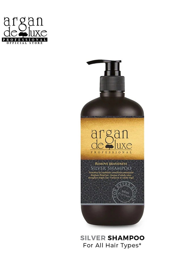 De Luxe Argan De Lux Professional Silver Shampoo 300ml - Image 1