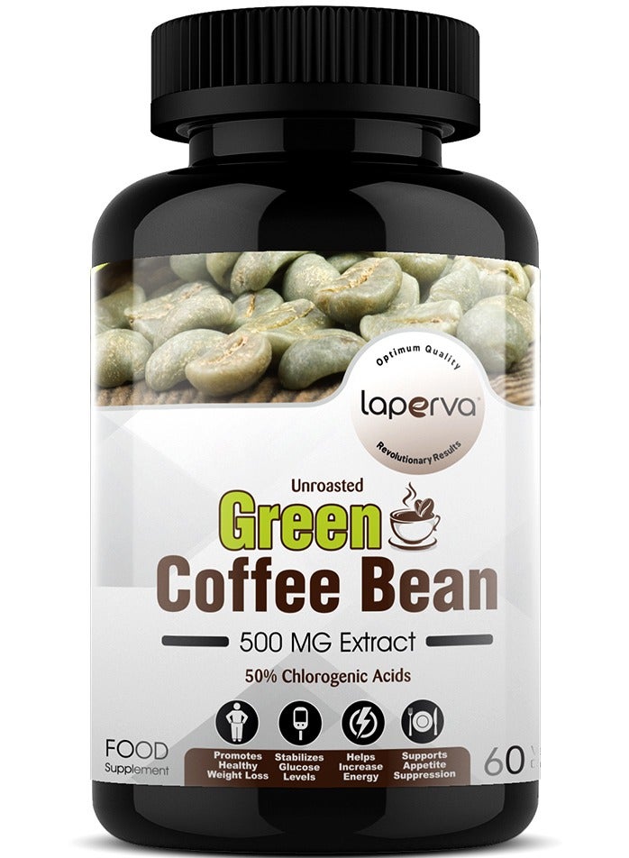 لابيرفا حبوب القهوة الخضراء 60 كبسولات نباتية 500 ملجم