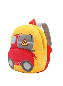 Blue Tree blue tree School Bag for Cute Kids for (1-6 Years), Preschool Soft Plush Oil Tanker Truck for Toddlers, Embroidery Travel Backpack for Baby Boys  - Image 3