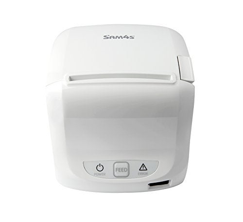 SAM4s GIANT-100 Compact 3" Thermal POS Printer USB Serial Ethernet, Splash Cover Included, White - Image 1