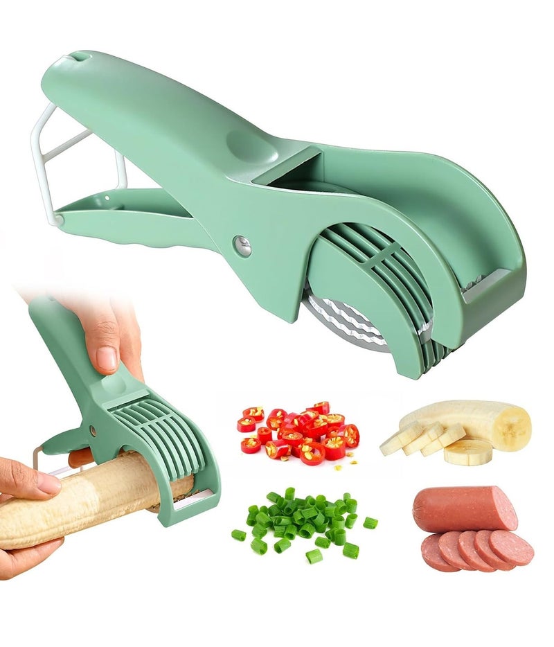 DQ faith Kitchen Stainless Steel Vegetable and Fruit Slicer Multi functional Vegetable Salad and Fruit Slicer - Image 1
