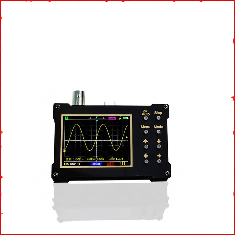 Oscilloscope 1M Bandwidth 2.4 Inch TFT LCD Display - High Practicality Portable Oscilloscope for On-site Debugging & Electronic Measurement Tests - Image 5