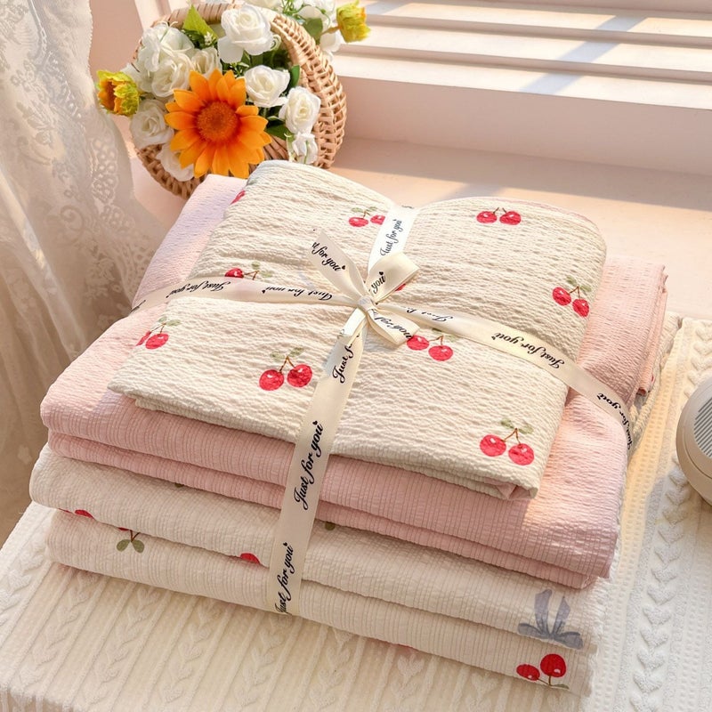A-level ultra soft double-layer down duvet cover bed sheet set - four piece set bed sheet duvet cover pillow cover - Image 1