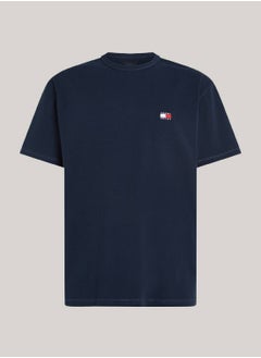 Men's Badge T-Shirt -  Pure cotton, Blue - pzsku/Z0ADEA8B0684CC92F5562Z/45/_/1723744165/5579fefa-f0ae-4e7e-a326-c4e1ebdb8ec4