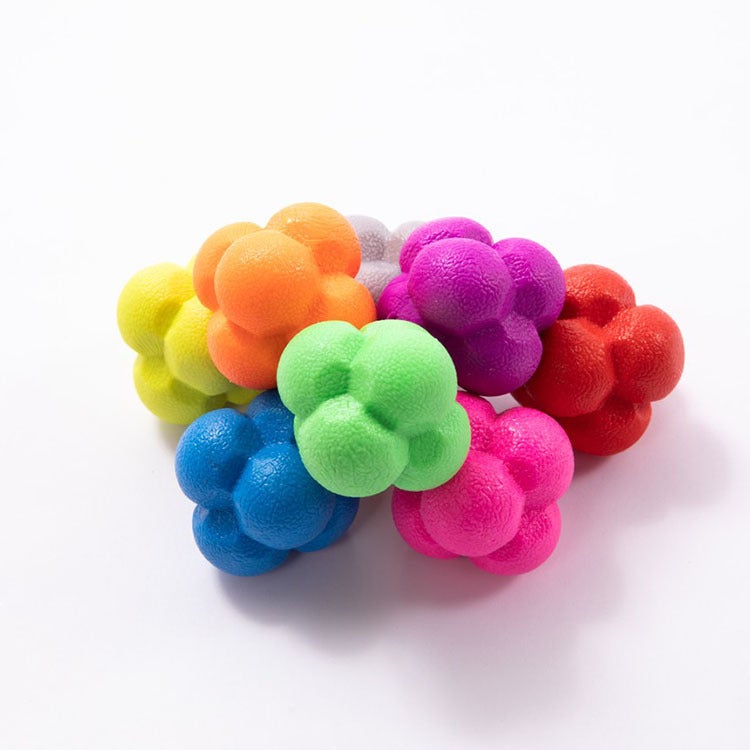 Yiwu Toy Hexagonal Ball High Elastic Reaction Ball Agility Ball Direction Changing Ball Speed Ball Exercise Reaction Ability - Image 1