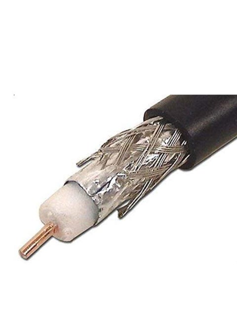 10 meter black satellite cable