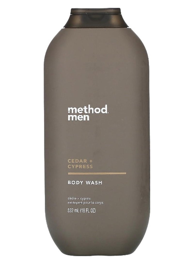 Method, Men, Body Wash, Cedar + Cypress, 18 fl oz (532 ml) - Image 1
