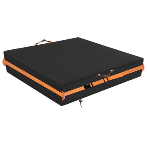 NGB Outdoor Sandbox Cover Square Kids Sand box Covers Waterproof and Windproof Childrens Large Sandboxes Cover Sandproof57L57W8HBlack - Image 1