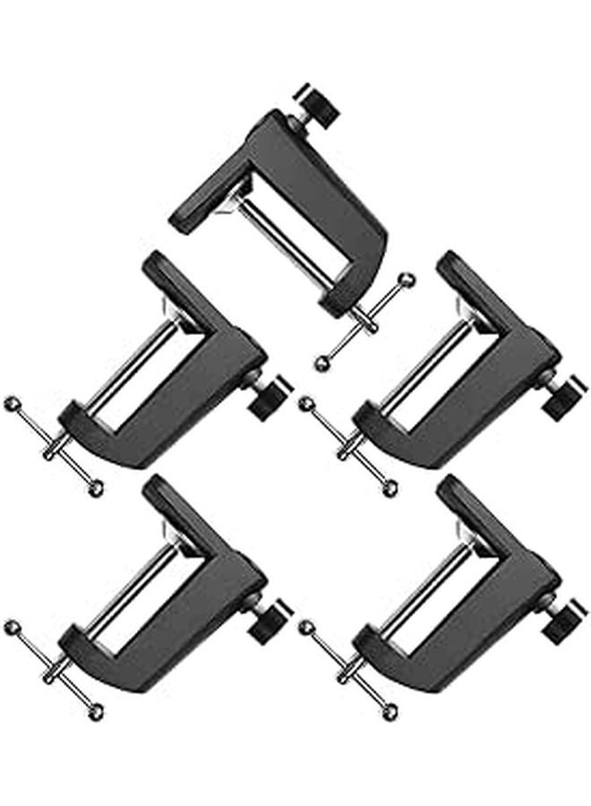 Heavy Duty Microphone Arm Stand with Black Aluminum Base for Podcasting Streaming - Image 1