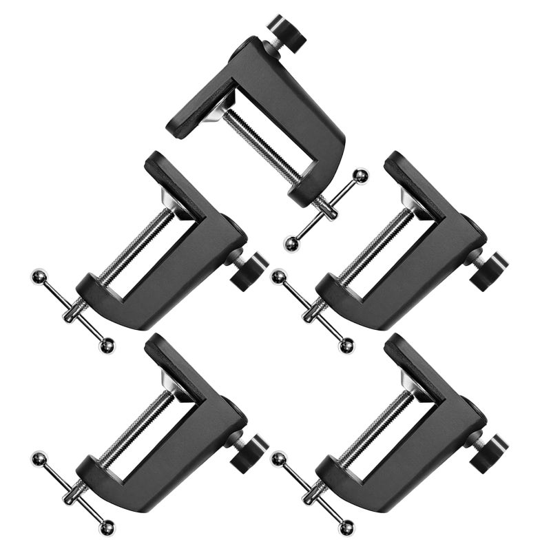 Heavy Duty Microphone Arm Stand with Black Aluminum Base for Podcasting Streaming - Image 2