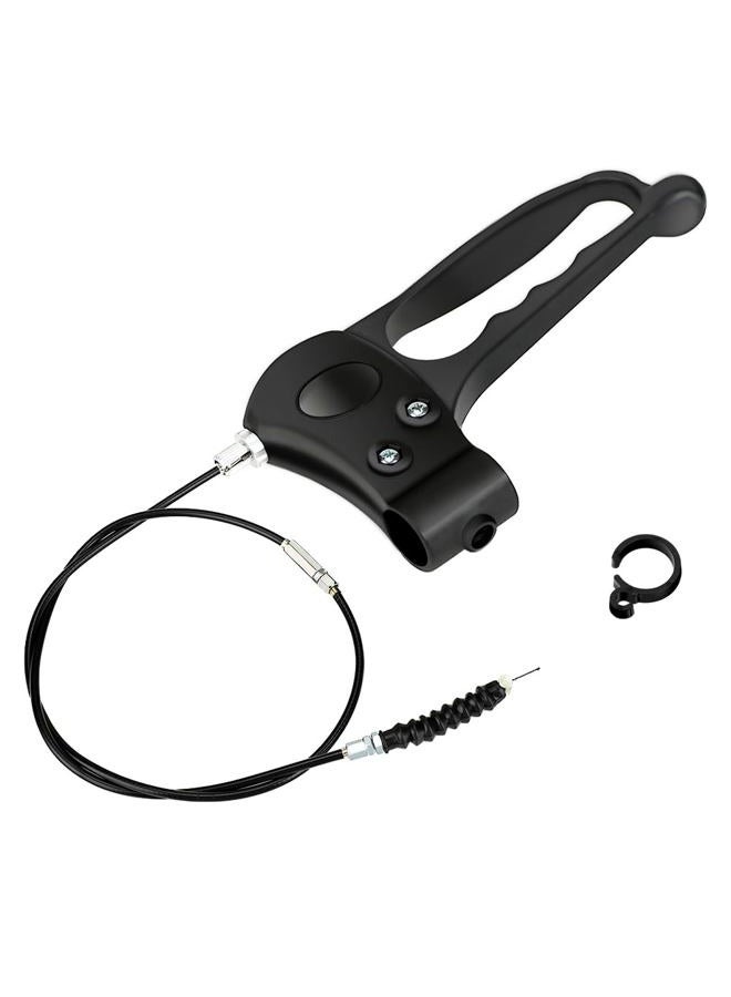 FVRITO Brake Handle with 41'' Cable Assembly Replacement for Medline Lumex 4-Wheel Folding Drive Rollator Rolling Walker Transport Wheelchair Mobility Knee Walkers Senior Medical Accessories - Image 1