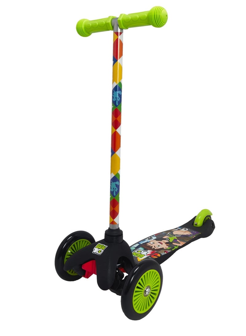 BEN 10 Lightweight 3-Wheel Scooter for Children with Aluminum Frame and Foot Brake, Suitable for Indoor and Outdoor Use - Image 2