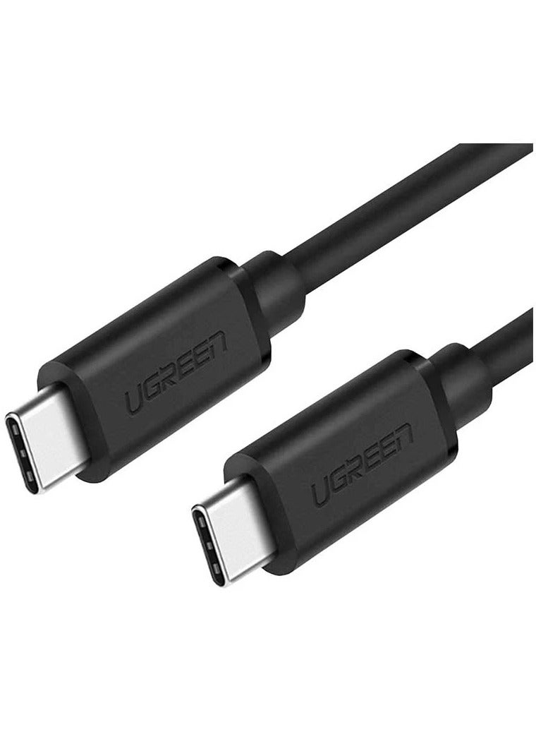 يوجرين إيكو يو جرين 50997 يو اس بي نوع سي ذكر إلى ذكر، 1 متر، كابل شحن وبيانات أسود - Image 2