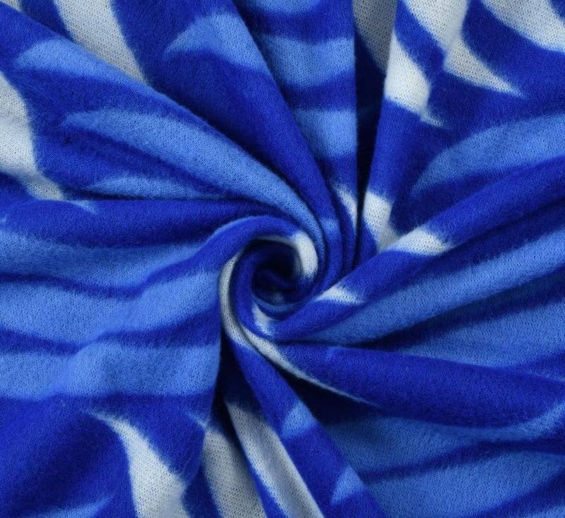MORADO MORADO Single Bed Woolen Fabric Geometric Quilt CoverDuvet CoverRajai CoverBlanket Cover for Winters 70x90 InchesBlue - Image 3
