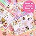 OFFIGIFT 2Pack DIY Journal Kit for Girls Ages 812 13 14 Year Olds Birthday Gifts for Teen Girls 110pcs Cute Scrapbook Supplies Stationary Journaling Art Crafts Trendy Stuff for Kids Cat Diary with Lock - Image 3