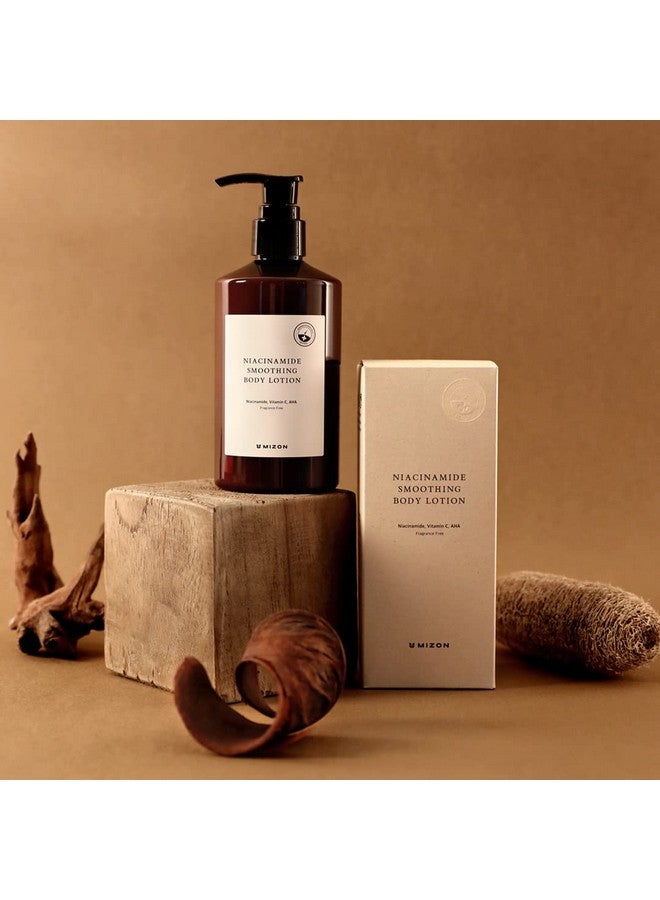 MIZON Niacinamide Smoothing Body Lotion - Aha, Vitamin C, Hyaluronic Acid, Smooth, Glowy Skin, Mild Exfoliation (300Ml / 10.14 Fl Oz) - Image 4