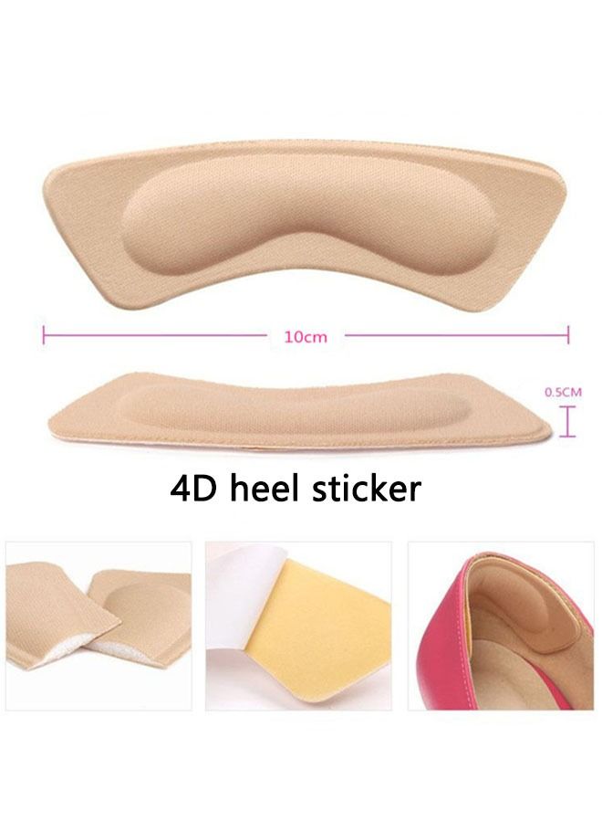 8-Piece Shoe Filler High Heel Cushion Pads Invisible Heel Patch Thickened Anti Wear Heel High Heels Men's and Women's Sponge Pad - Image 2