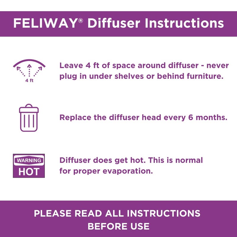 FELIWAY Classic Cat Calming Pheromone, 30 Day Refill - 6 Pack - Image 5