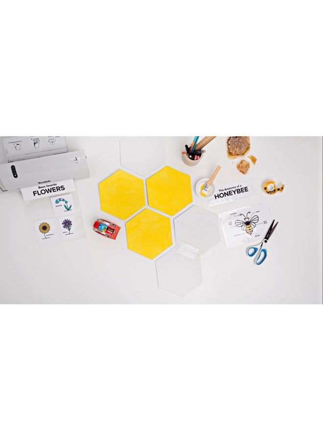 Scotch  Thermal Laminating Pouches, 100 Count, Clear, 5 mil., Laminate Business Cards, Banners and Essays, Ideal Office or School Supplies, Fits Business Card (2.3 in. × 3.7 in.) Paper - Image 4