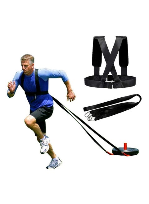 SYOSI Sled Harness Vest Waist Belt Pulling Strap, Explosive Force Bounce Physical Training Resistance Rope Improving Speed, Stamina and Strength with Pull Strap Fitness Speed