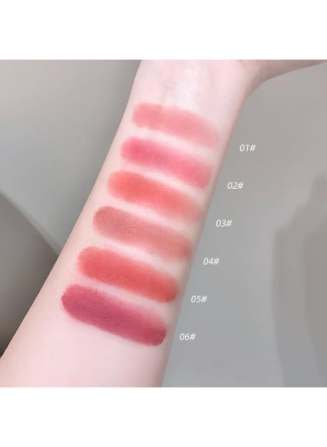Gege Bear Mousse Blush Cream | Lip and Cheek Dual-Use Makeup | Lightweight, Blendable & Long Wear | Soft Pastel Aesthetic | Non-Cakey & Natural Glow | Versatile Shades From Pink to Mauve | Smooth Velvet Finish | Creamy Blush for Cheeks | Cute Makeup for Women & Teens (06# Plum Pink, 4.5g) - Image 2