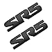 BWBWND 2 PCS 3D SR5 Metal Emblem Classic Decorative SR5 Nameplate Logo Side Rear Tailgate Badge Car Fender Trunk Letters Emblem Sticker Decal Compatible with 4Runner Tacoma Black - Image 2