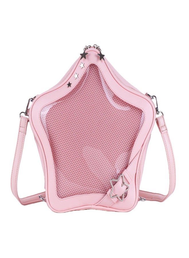 Aunewrick Star Ita Bag Stars Ita Purse Pins Display Backpack Cute Aesthetic Y2K Crossbody Bag Ita Insert Display Handbag Daily Use - Image 5
