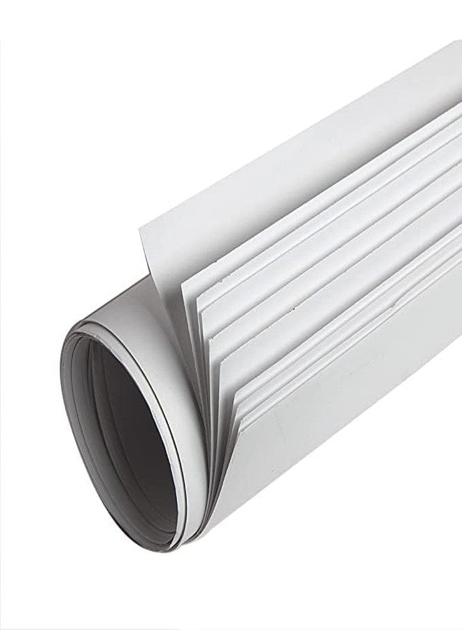 SEJASCOLLECTIONS | Pack of 10 | White, Smooth, A1, BIG / FULL Size, Chart / Pastel Sheets, Used in art and craft, collage, projects, posters etc. Plain / Unrulled, Size: 70x56 centimeters, 200 GSM thickness. - Image 1