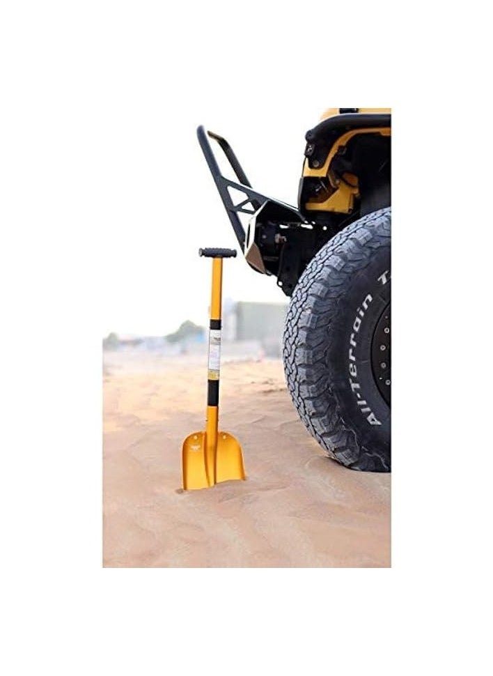 erorex - Long Handle Extendable Aluminum Scoop Shovel, 24.8 in, extended to 32.3 in - Image 1