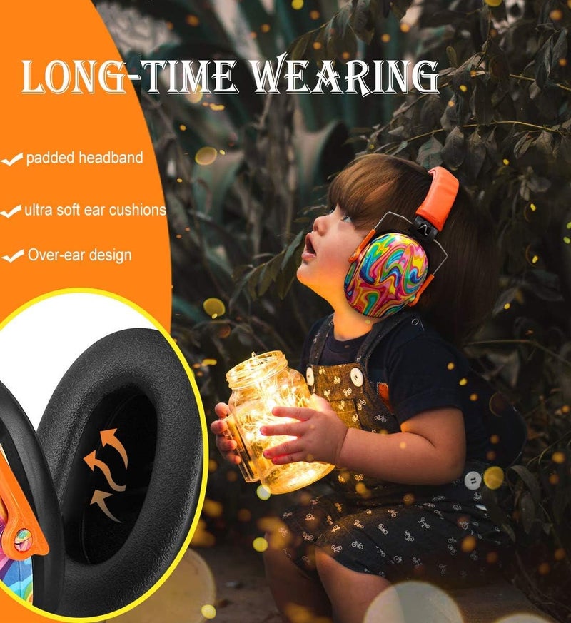 PROHEAR 032 Ear Muffs for Noise Reduction - 28SNR Noise Cancelling Headphones for Kids Autism Toddlers - Adjustable Hearing Protectors for Concerts Fireworks Sports Events, 3 Pack - Image 4