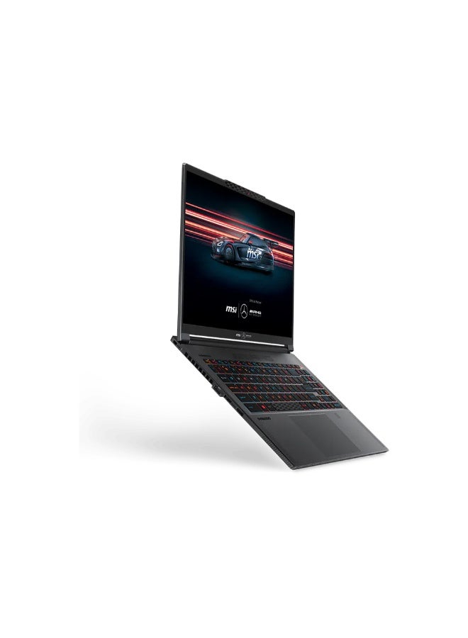 MSI Stealth A16 MercedesAMG AI+ A3XWGG (NVIDIA® GeForce RTX™ 5070 Laptop GPU, GDDR7 8GB) Laptop | 16"QHD+ (2560x1600) OLED 240hz Display, AMD Ryzen AI 9 HX 370, 32GB RAM, 1TB SSD, Win11, Mercedes-AMG Motorsport Gift pack Selenite Gray - Image 2
