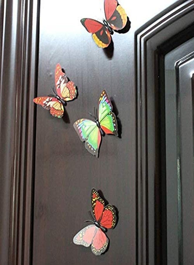 Newvent® Multicolour Butterfly LED Lights for Home Decoration | Led Lights Peel and Stick | Colour Changing Butterfly Lights for Festivals and Birthday Parties (Pack of 10) - Image 3