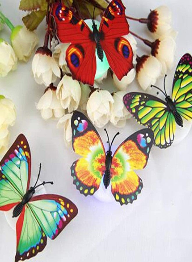 Newvent® Multicolour Butterfly LED Lights for Home Decoration | Led Lights Peel and Stick | Colour Changing Butterfly Lights for Festivals and Birthday Parties (Pack of 10) - Image 2