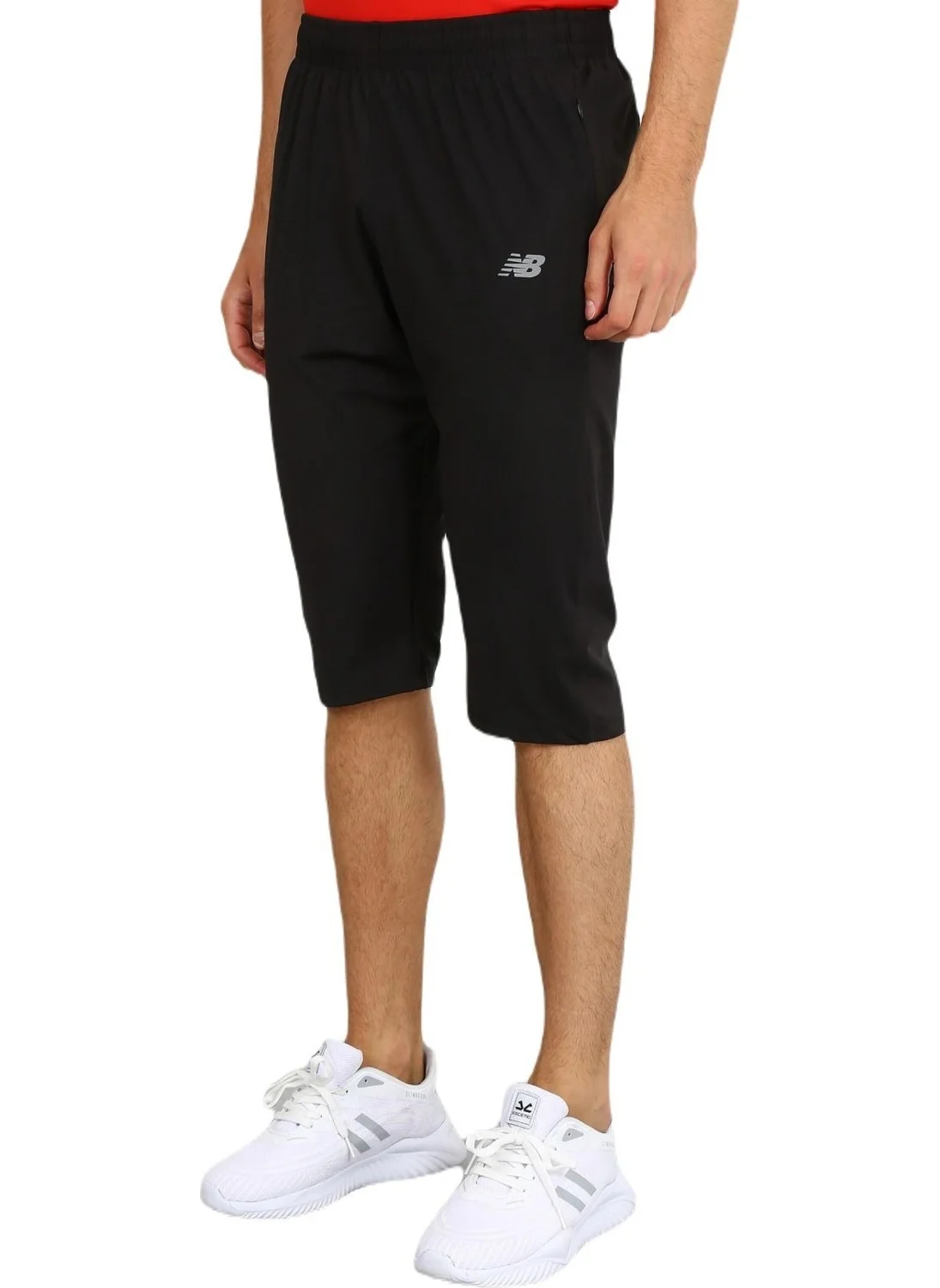 New Balance Nbtmcp-Bk Men's Capri Tights