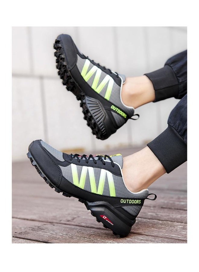 NIBEMINENT Men‘s Waterproof Hiking Shoes Outdoor Trainers Lace-up Climbing Shoes Women Trekking Sneakers Walking Hunting Tactical Sneakers - Image 2