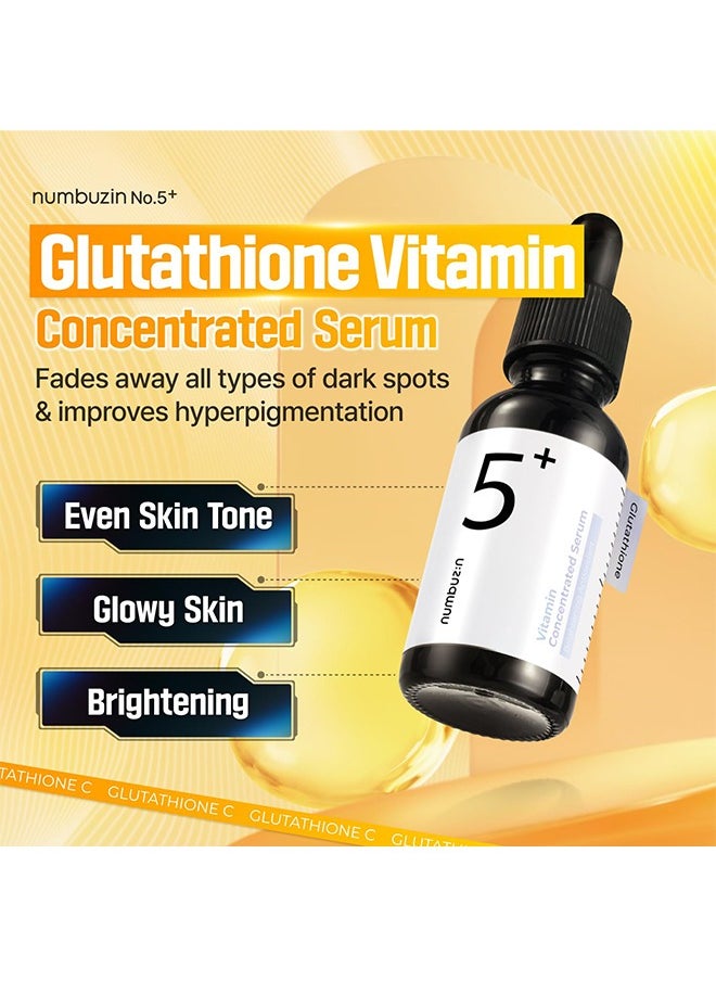 numbuzin - Numbuzin No.5 Vitamin Concentrated Serum ，Glutathione & Vitamin Serum, Dark Spot, Korean Skincare -30ml - Image 1