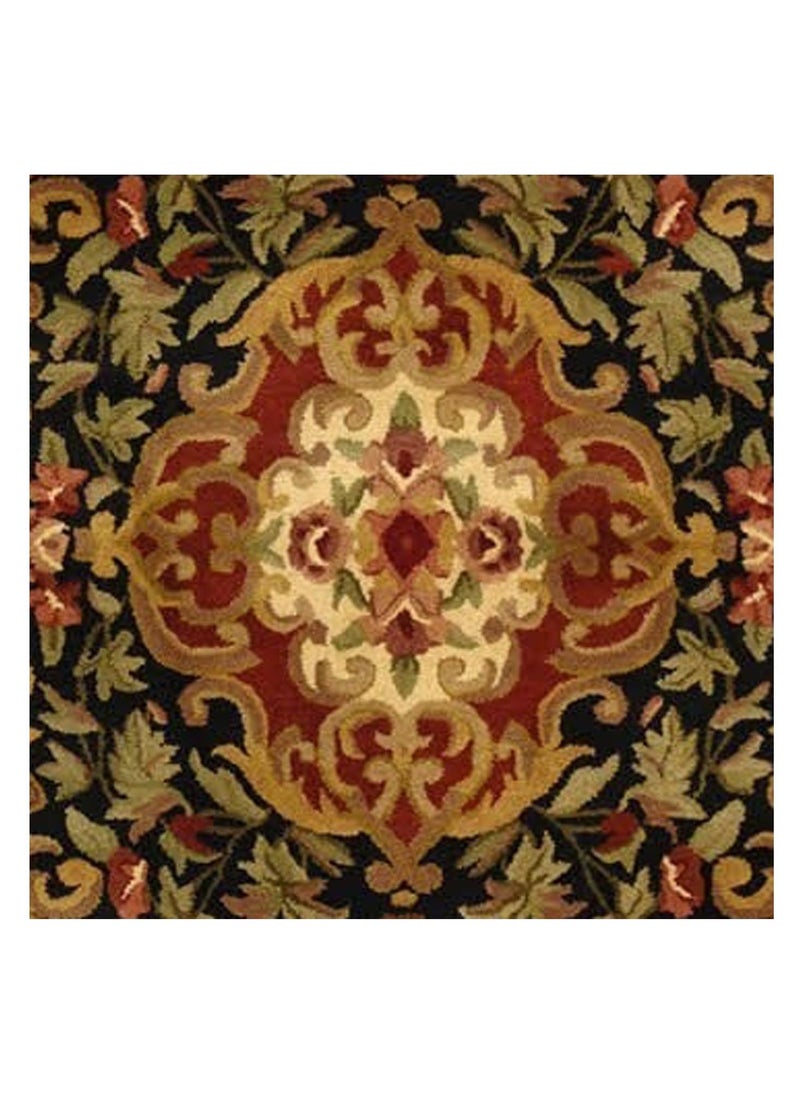 AURUM HOME AH09D Hand Tufted Area Traditional Carpet Interior Living Bedroom, Bedroom, Exhibition Area Cut Wool Pile, Rectangle  - Image 3