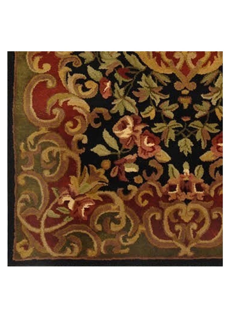 AURUM HOME AH09D Hand Tufted Area Traditional Carpet Interior Living Bedroom, Bedroom, Exhibition Area Cut Wool Pile, Rectangle  - Image 4