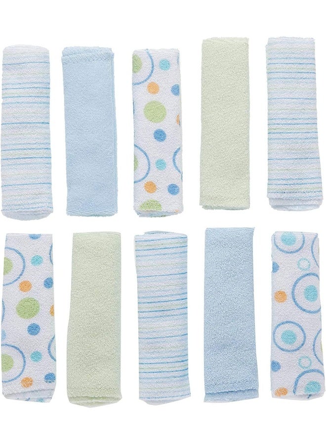 Spasilk Soft Terry Bath For Newborn Boy or Girl - Pack of 10 - Image 5
