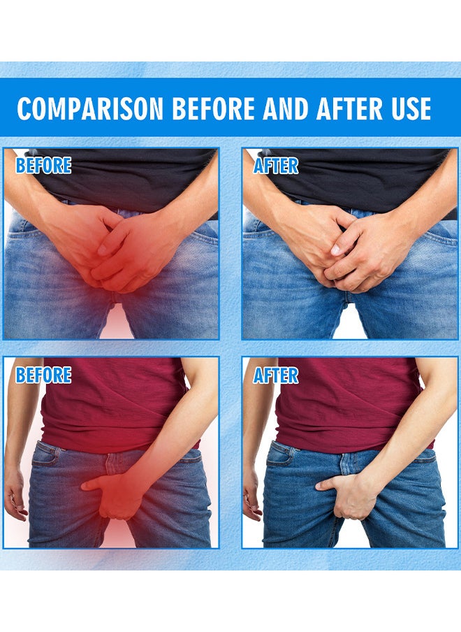 SOUTH MOON - Private Antibacterial Cream For Men, External Use Anti Itching Man Private Care Private Relief More Hydrate Supple Care, External Use Itch Relief Cream Anti Itch Cream Itch Relief For Men 20G - Image 1