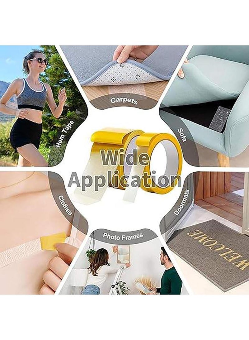 جودتول شريط لاصق شبكي مزدوج الجوانب - لاصق قوي، لا يترك بقايا، متعدد الاستخدامات للمنزل والمكتب، سهل التركيب والازالة، يستخدم لشريط السجاد والسجاد - Image 5
