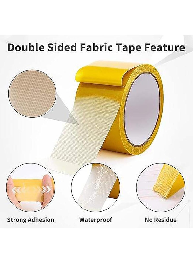 جودتول شريط لاصق شبكي مزدوج الجوانب - لاصق قوي، لا يترك بقايا، متعدد الاستخدامات للمنزل والمكتب، سهل التركيب والازالة، يستخدم لشريط السجاد والسجاد - Image 4