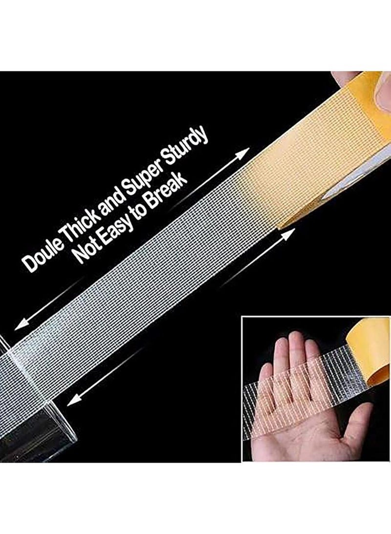 جودتول شريط لاصق شبكي مزدوج الجوانب - لاصق قوي، لا يترك بقايا، متعدد الاستخدامات للمنزل والمكتب، سهل التركيب والازالة، يستخدم لشريط السجاد والسجاد - Image 3