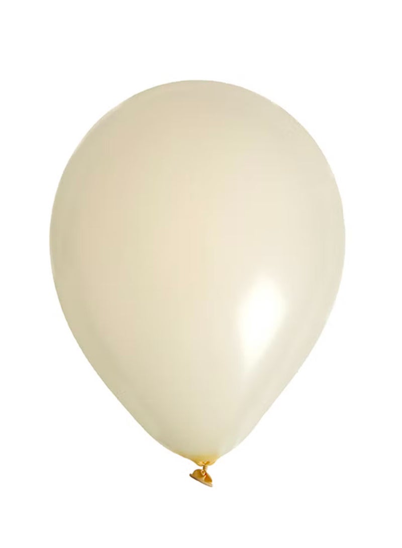 Papillon & Balloon 8 Piece Ivory Balloon Set 25 Centimeter - Image 1