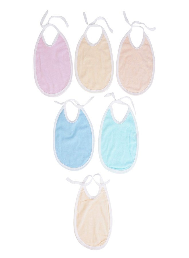 MW PRINTS Baby Bibs Soft Cotton Double Side Towel Printed, Washable, Reusable, Absorbent, Adjustable Printed & Stylish Feeding Bibs for Babies (Pack of 6) - Image 2