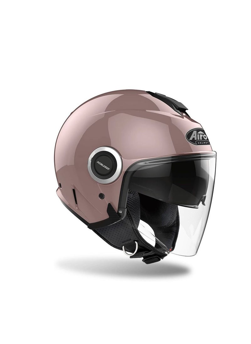 Airoh - Airoh Helmet Urban Jet Airoh HELIOS Color Metallic Rose - Image 1